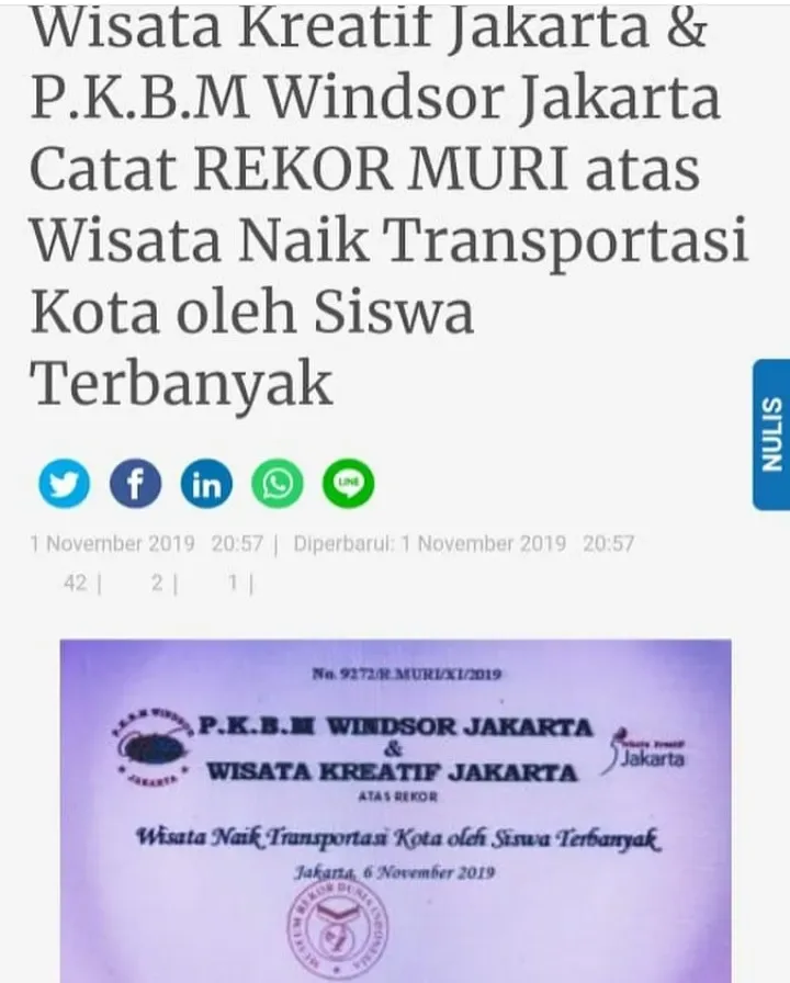Liputan Media Rekor MURI