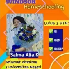 Diterima di tiga PTN sekaligus